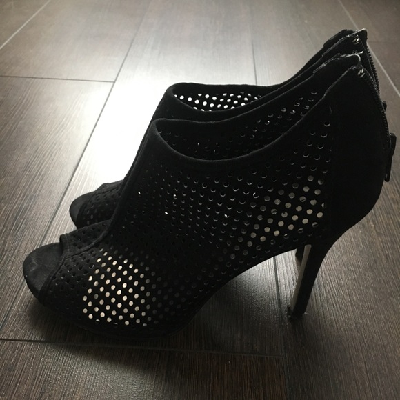 Madden Girl Shoes - Madden Girl open toe perforated bootie 8.5